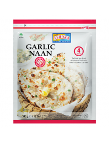 Naan Garlic (4pcs) - 340g
